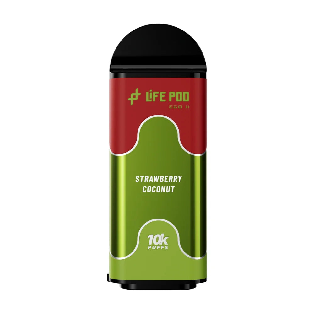 LIFE POD ECO II PREFILLED POD 10K - STRAWBERRY COCONUT
